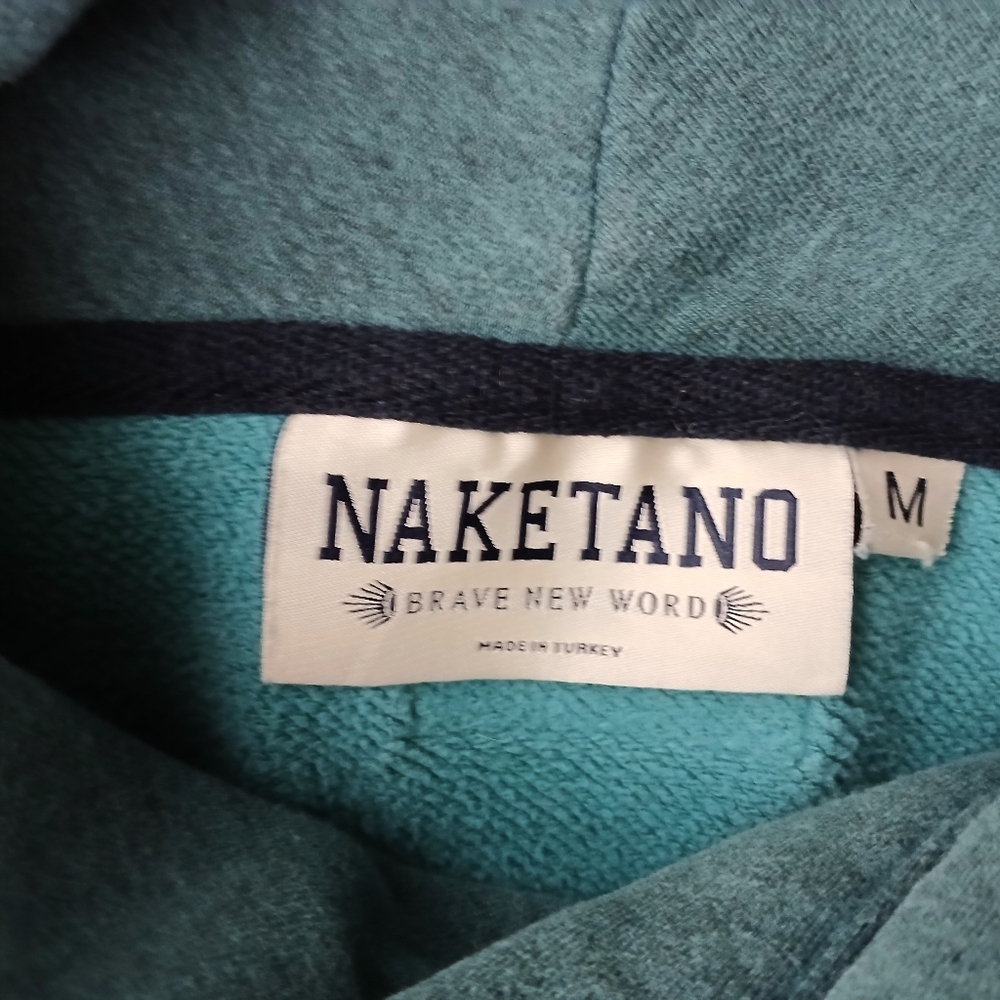 NAKETANO Brave New Word Ladies Hoodie. Size M - Picture 10 of 14
